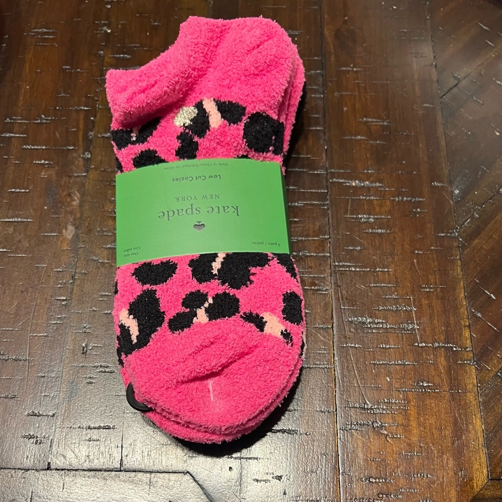 Kate Spade New York Women’s Low Cut Print Cozies Socks 3 pairs